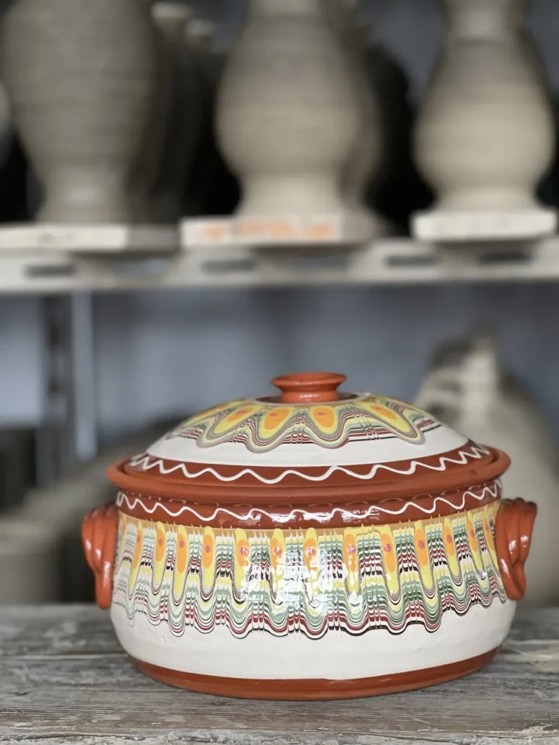 Oală pentru sarmale 5 L-Ceramică Marginea