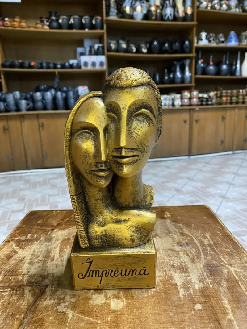Statuetă cuplu “Împreună”-Ceramică Marginea