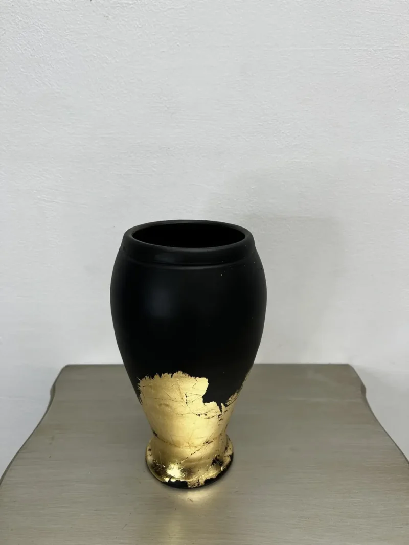 Vază cu foiță de aur - Ceramică Marginea