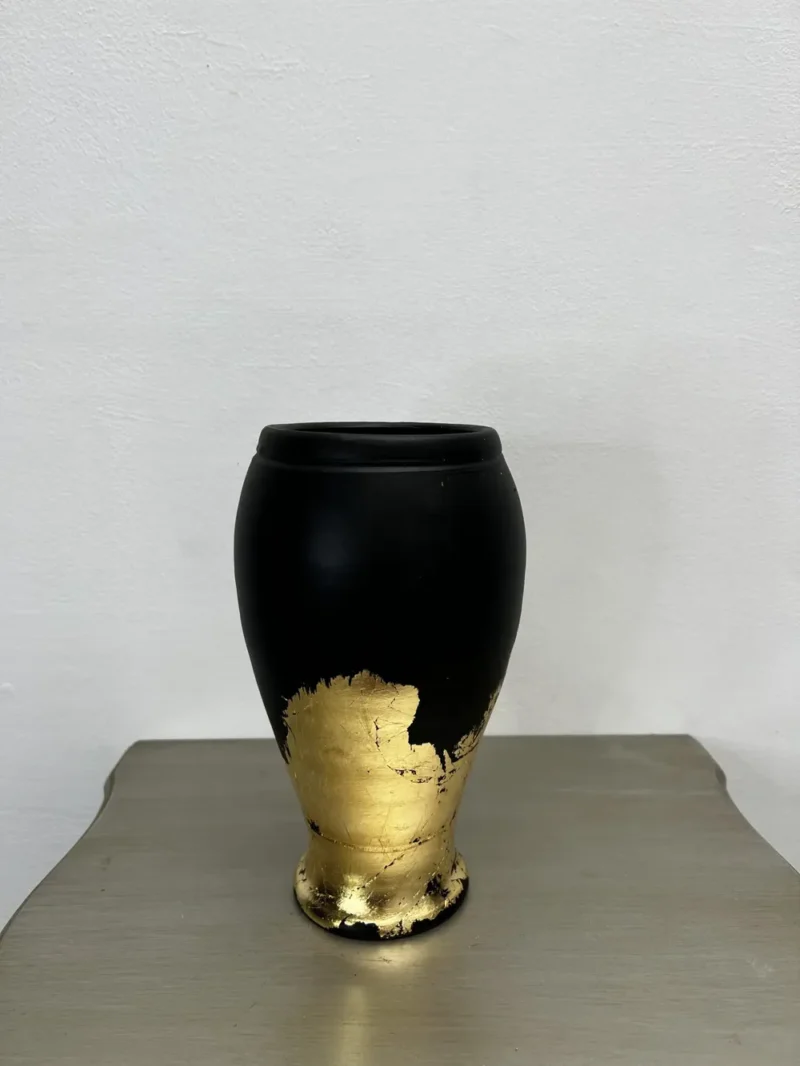 Vază cu foiță de aur - Ceramică Marginea