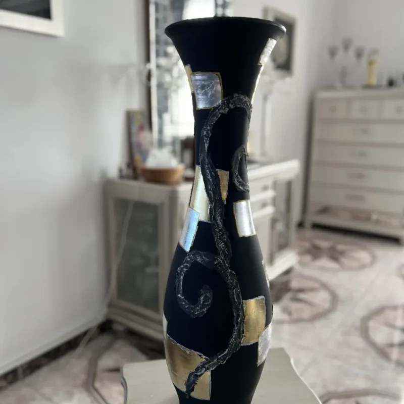 Vază de podea 70 cm-Ceramică Marginea
