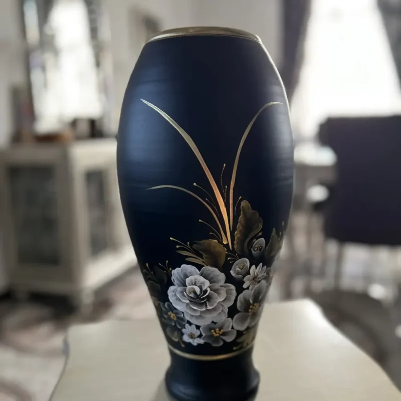 Vază mare pictată-Ceramică Marginea