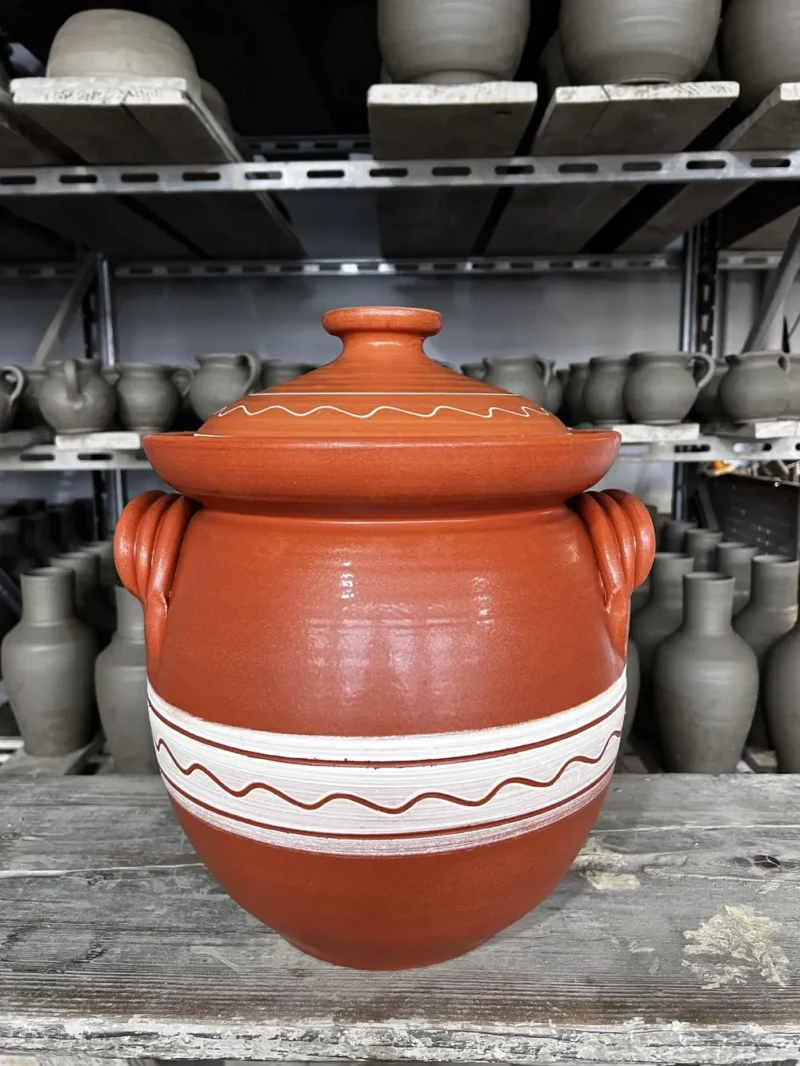 Oală pentru borș 15 litri-Ceramică Marginea